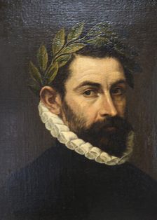 Portrait of the Poet de Alonso Ercilla y Zuniga c1576-c1578. Artist: El Greco