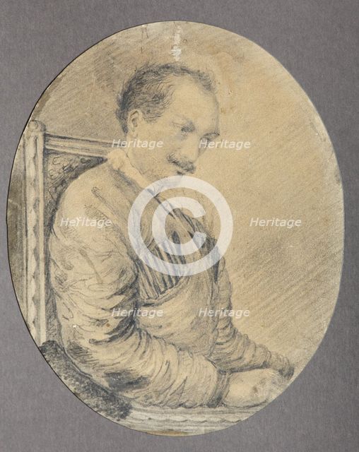 Portrait of the poet, Decembrist Count Alexander I. Odoevsky (1802-1839), 1837-1839. Artist: Anonymous  