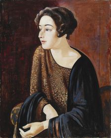 Portrait of The Poet Elina Vaara, 1929. Creator: Yrjö Aleksander Ollila