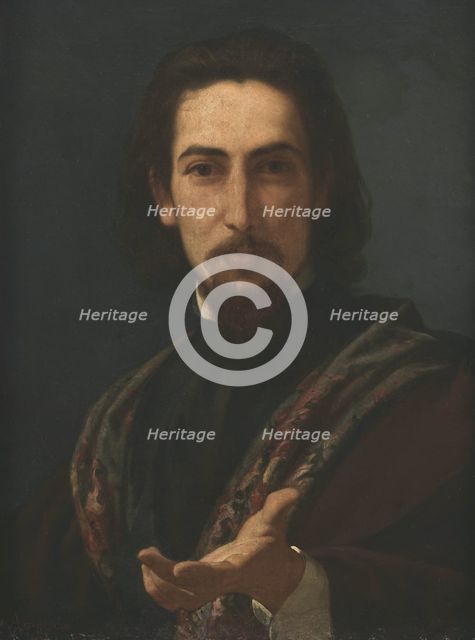 Portrait of the poet Fagundes Varela (1841-1875), 1868-1869. Creator: Américo, Pedro (1843-1905).