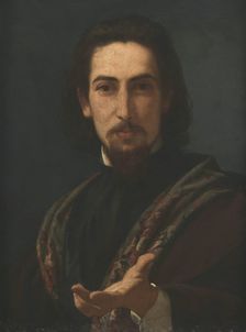 Portrait of the poet Fagundes Varela (1841-1875), 1868-1869. Creator: Américo, Pedro (1843-1905)