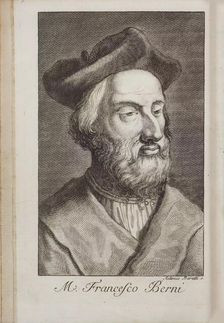 Portrait of the poet Francesco Berni (1497-1536) , c1760. Creator: Baratti (Baratta); Antonio (1724-1787)