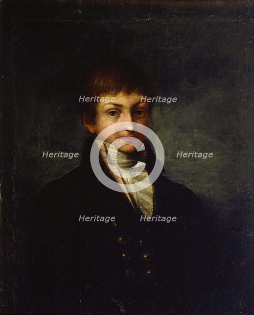 'Portrait of the Poet Konstantin N Batyushkov', 1800s. Artist: Russian Master