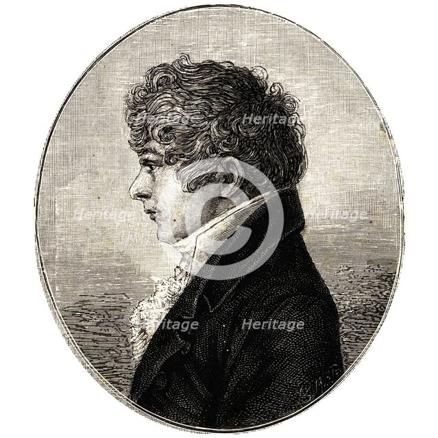 Portrait of the Poet Konstantin Nikolayevich Batyushkov (1787-1855).