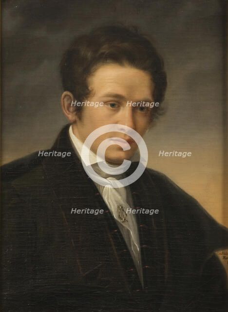 Portrait of the poet Karl August Nicander (1799-1839), 1827.