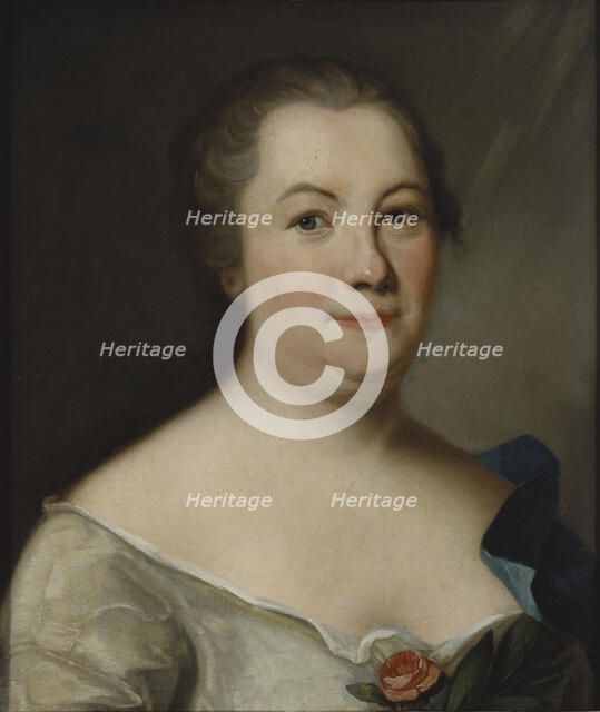 Portrait of the poet Hedvig Charlotta Nordenflycht (1718-1763).