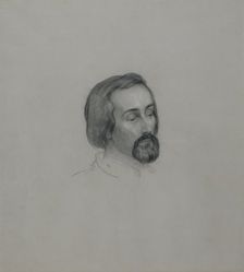 Portrait of the poet Heinrich Heine (1797-1856), 1851. Artist: Kietz, Ernst Benedikt (1815-1892)