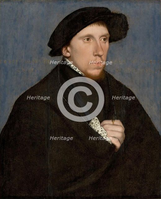 Portrait of the poet Henry Howard, Earl of Surrey (1516-1547), ca 1542. Creator: Holbein, Hans, the Younger (1497-1543).