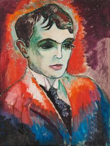 Portrait of the poet Herman Wildenvey (1885-1959)