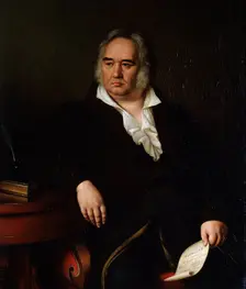 Portrait of the Poet Ivan A Krylov 1832. Artist: Johann Leberecht Eggink