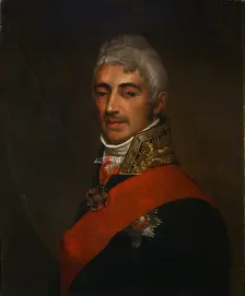 Portrait of the Poet Ivan Ivanovich Dmitriev (1760-1837), 1810s. Artist: Anonymous