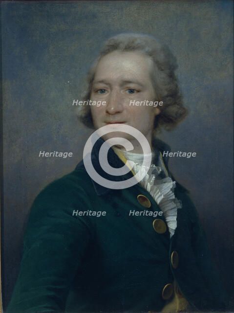 Portrait of the poet Ivan Ivanovich Dmitriev (1760-1837). Artist: Levitsky, Dmitri Grigorievich (1735-1822)