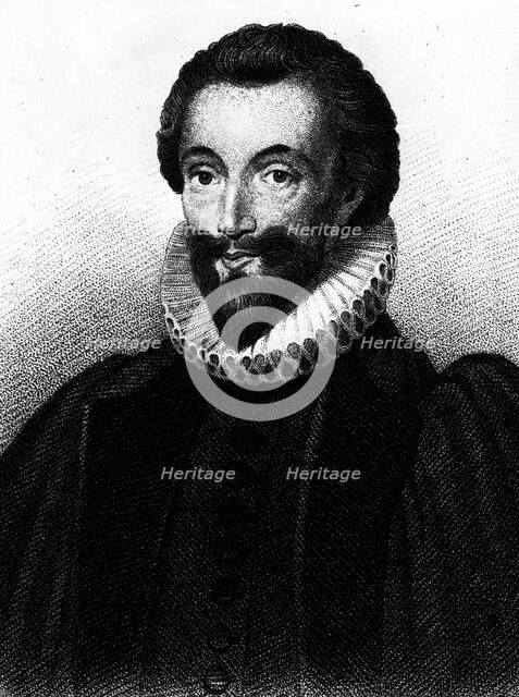 Portrait of the poet John Donne (1572-1631), 17th century.