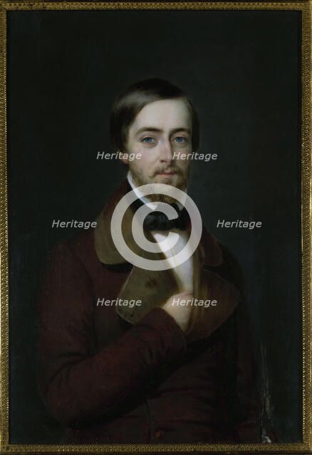 Portrait of the poet Joseph Méry (1798-1866), c. 1830-1840. Creator: Anonymous.