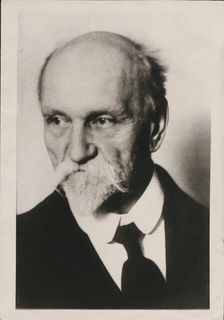 Portrait of the poet Janis Rainis (1865-1929), 1920s. Creator: Anonymous