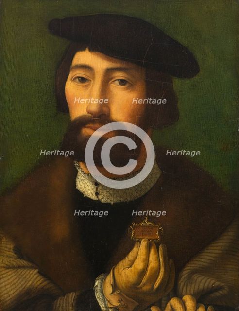 Portrait of the poet Janus Secundus (1511-1536). Creator: Gossaert, Jan (ca. 1478-1532).