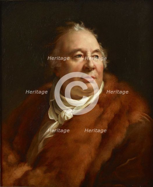 Portrait of the Poet Jean François Ducis (1733-1816), 1810-1815. Creator: Francois Pascal Simon Gerard.