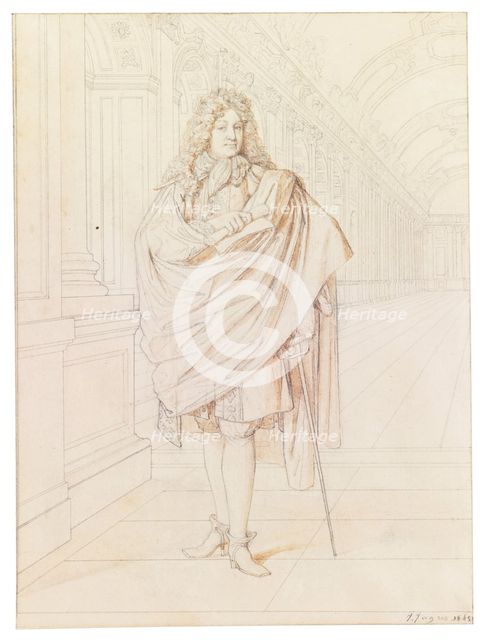 Portrait of the poet Jean Racine (1639-1699).
