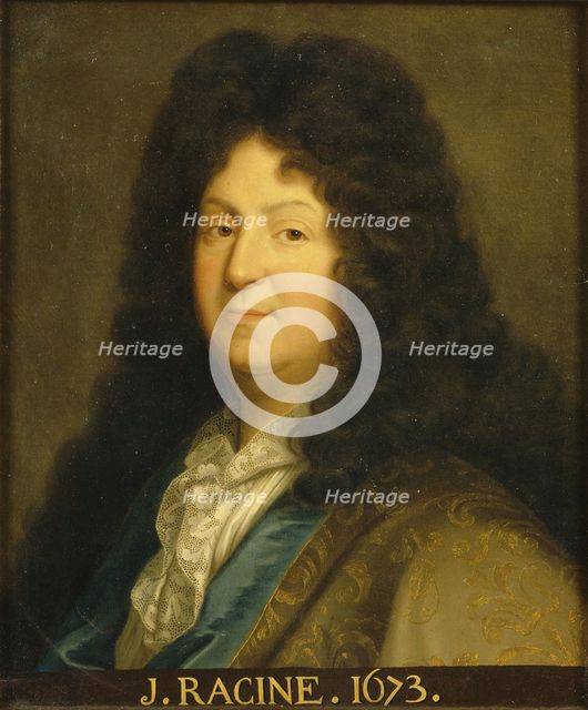 Portrait of the poet Jean Racine (1639–1699), 1698. Creator: Santerre, Jean Baptiste (1658-1717).