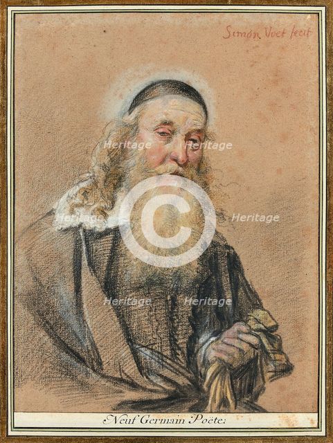 Portrait of the poet Louis de Neufgermain (1574-1662).