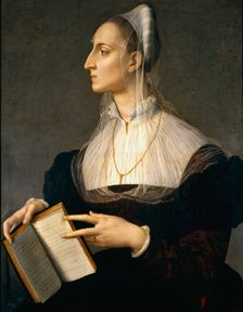 Portrait of the poet Laura Battiferri (1523-1589), ca 1555