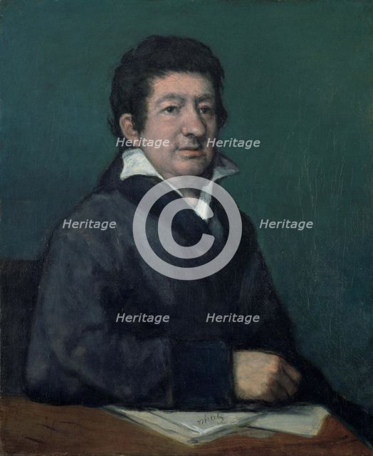 Portrait of the Poet Leandro Fernández de Moratín (1760-1828).