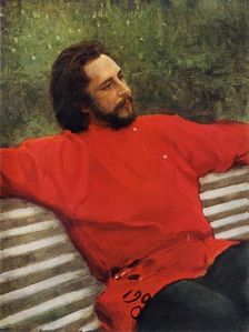 Portrait of the Poet Leonid Nikolayevich Andreyev 1905, (1965). Creator: Il'ya Repin