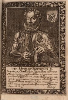 Portrait of the poet Luís Vaz de Camões (c.1524-1580), 1624. Creator: Faria, Manuel Severim de (1583-1655)