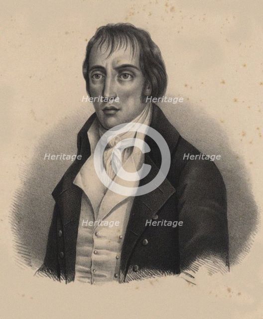 Portrait of the poet Manuel Maria Barbosa du Bocage (1765-1805).