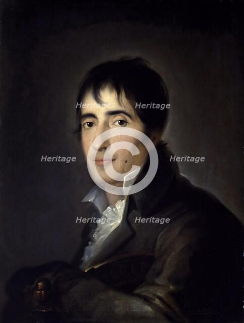 Portrait of the poet Manuel José Quintana (1772-1857), 1806. Creator: Ribelles y Helip, José (1778-1835).