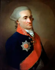 Portrait of the Poet Michail M Kheraskov late 18th century. Artist: K Goekke