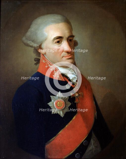 'Portrait of the Poet Michail M Kheraskov', late 18th century. Artist: K Goekke