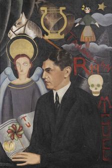 Portrait of the poet Miguel N. Lira (1905-1961), 1927. Creator: Kahlo, Frida (1907-1954)