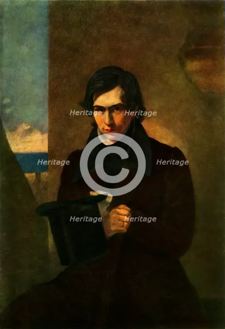 'Portrait of the Poet Nestor Vasilyevich Kukolnik', 1836, (1965).  Creator: Karl Briullov.