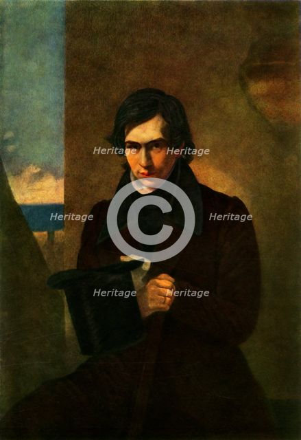 'Portrait of the Poet Nestor Vasilyevich Kukolnik', 1836, (1965).  Creator: Karl Briullov.