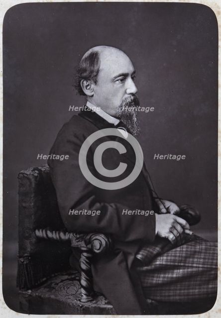 Portrait of the poet Nikolay Alexeyevich Nekrasov (1821-1877), Early 1870s.