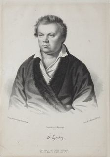 Portrait of the poet Nikolay Mikhailovich Yazykov (1803-1846), 1829