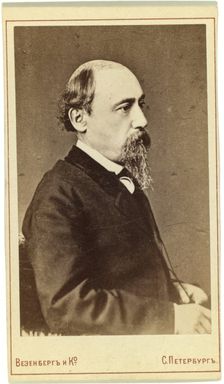 Portrait of the poet Nikolay Nekrasov (1821-1877), 1860s-1870s