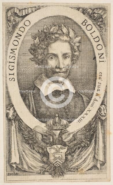 Portrait of the Poet Sigismond Boldoni, 1656. Creator: Stefano della Bella.