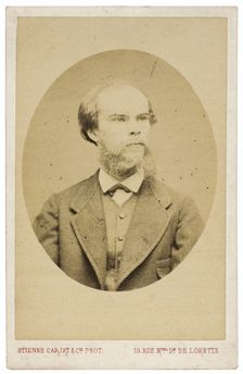 Portrait of the Poet Paul Verlaine (1844-1896), c. 1870. Artist: Carjat, Étienne (1828-1906)