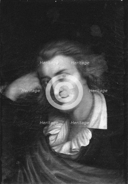 Portrait of the poet Percy Bysshe Shelley (1792-1822), c. 1830-1840. Creator: Phillips, Thomas (1770-1845).