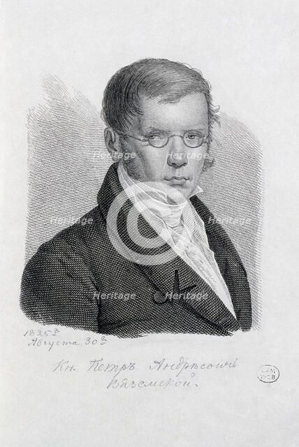 Portrait of the Poet Prince Pyotr Andreyevich Vyazemsky (1792-1878).