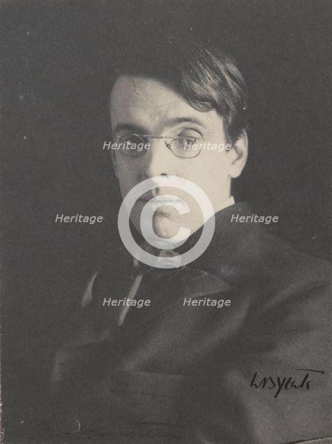 Portrait of the poet William Butler Yeats (1865-1939), 1903.