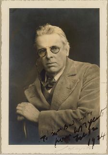 Portrait of the poet William Butler Yeats (1865-1939). Creator: Lafayette, James (1853-1923)