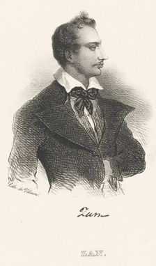 Portrait of the poet Tomasz Zan (1796-1855) , after 1824. Creator: Anonymous