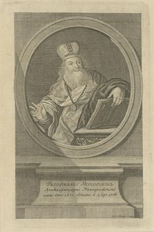 Portrait of the Poet Theofan Prokopovich (1681-1736), ca 1760. Creator: Mayr, Wolfgang Christoph (c. 1720-1776)