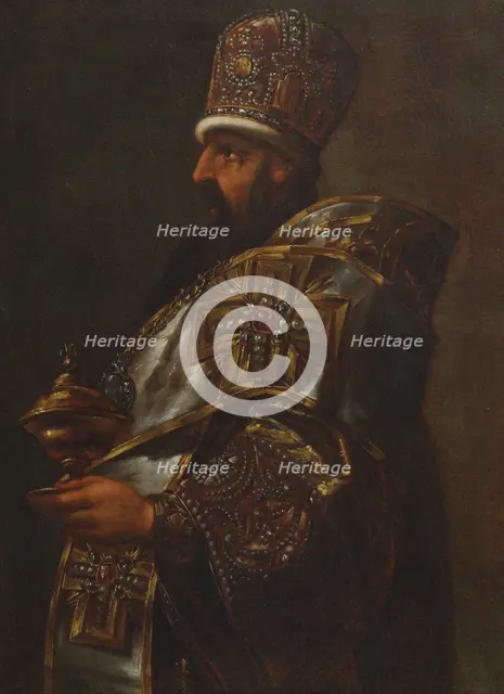 Portrait of the Poet Theofan Prokopovich (1681-1736), before 1778. Creator: Anonymous.