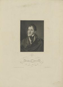 Portrait of the poet Thomas Moore (1779-1852) , 1830s. Creator: Anonymous