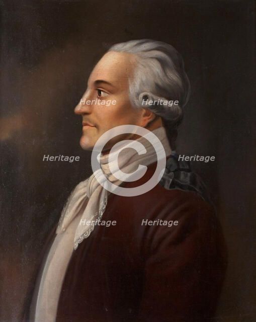 Portrait of the Poet Yakov Knyazhnin (1742-1791), 1854-1858. Artist: Polivanov, Nikolay Ivanovich (1814-1874)