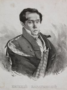 Portrait of the poet Yevgeny Abramovich Baratynsky (1800-1844), 1828. Creator: Hampeln, Carl, von (1794-after 1880)